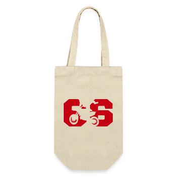 Moto 66 biker - Gift Bag for Bottles - nature - Front