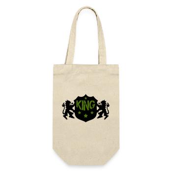 King - Gift Bag for Bottles - nature - Front