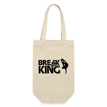 Break Dance King - Gift Bag for Bottles - nature - Front