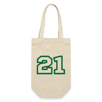 Numéro 21 sport vert - Sac à bouteille - nature - Devant