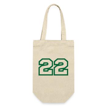 Numéro 22 sport vert - Sac à bouteille - nature - Devant
