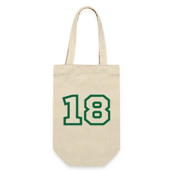 Numéro 18 sport vert - Sac à bouteille - nature - Devant