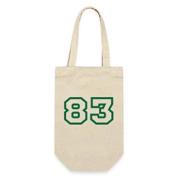 Number 83 sport - Gift Bag for Bottles - nature - Front