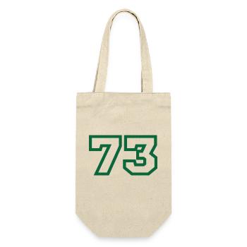 Number 73 sport - Gift Bag for Bottles - nature - Front