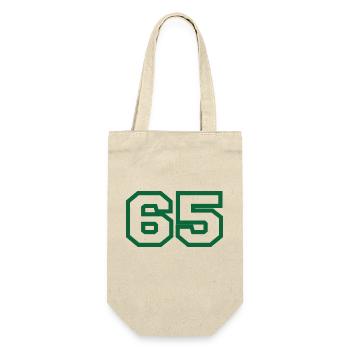 Number 65 sport - Gift Bag for Bottles - nature - Front