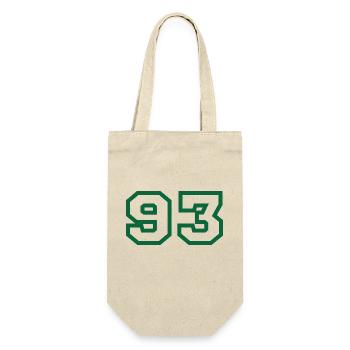 Number 93 sport - Gift Bag for Bottles - nature - Front