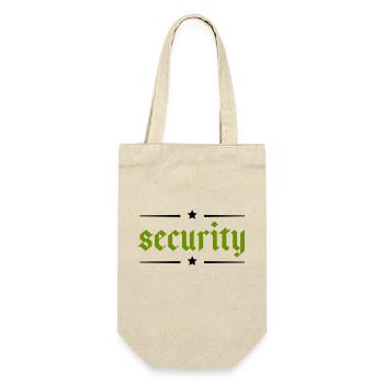 Security - Gift Bag for Bottles - nature - Front