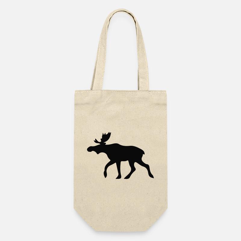Norway - Moose - Gift Bag for Bottles - nature