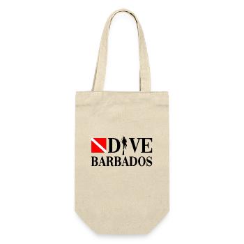 Dive - Barbados - Taucher - tauchen - West Indies - Geschenkbeutel für Flaschen - Natur - Vorne
