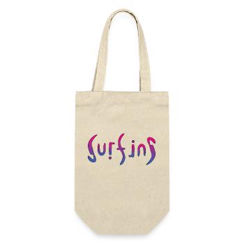 Surfing - Geschenkbeutel für Flaschen - Natur - Vorne