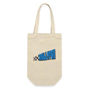 Rallyfan blue black - Gift Bag for Bottles - nature - Front