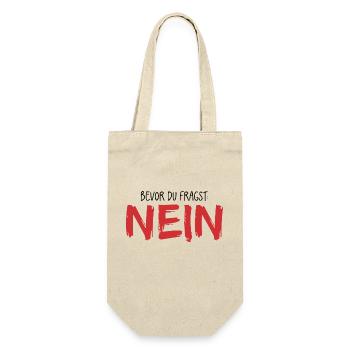 Before you ask: No - Gift Bag for Bottles - nature - Front