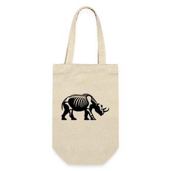Rhinocerocer - Gift Bag for Bottles - nature - Front