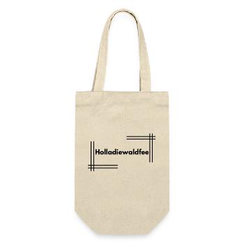 Holladiewaldfee - Geschenkbeutel für Flaschen - Natur - Vorne