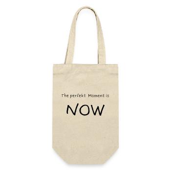 The perfect moment is NOW - Gift Bag for Bottles - nature - Front