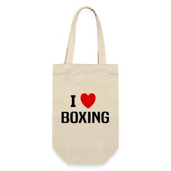 I love Boxing - Sac à bouteille - nature - Devant