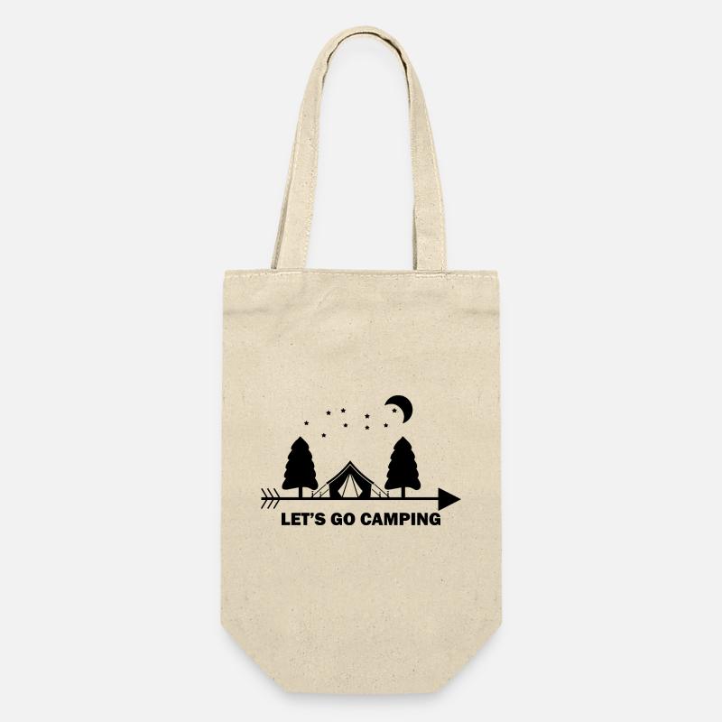 Camping camping-car caravane dicton amusant - Sac à bouteille - nature