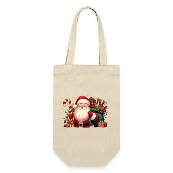 santa fun 9 - Sac à bouteille - nature - Devant