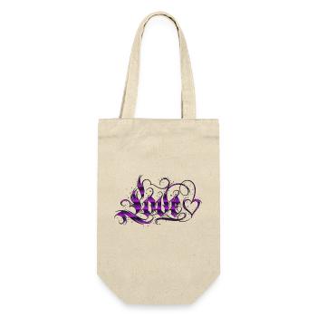Love Quotes amore Flowers Women girl fashion female - Gift Bag for Bottles - nature - Front
