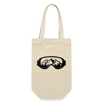 Ski goggles - Gift Bag for Bottles - nature - Front