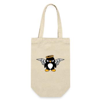 Pingouin Ange Ailes Halo Saintes Mouches - Sac à bouteille - nature - Devant