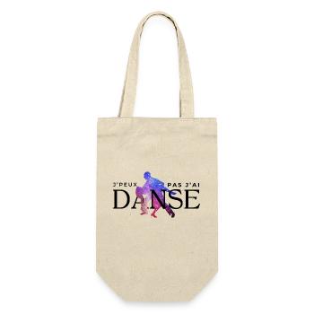 J’peux pas j’ai danse - idée cadeau humour - Sac à bouteille - nature - Devant