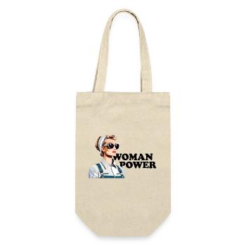 Woman Power - Gift Bag for Bottles - nature - Front