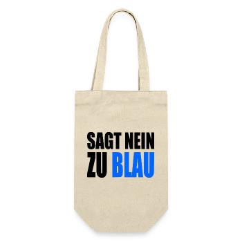 Dites non au bleu - Sac à bouteille - nature - Devant