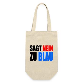 Dites non au bleu - AfD - Sac à bouteille - nature - Devant