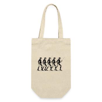 Fence Sword Epee Fencing Fencer Athlete Fencers - Gift Bag for Bottles - nature - Front
