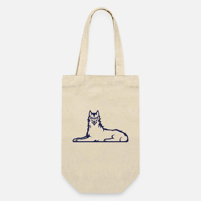 Chechen Wolf 2025 edition - Gift Bag for Bottles - nature
