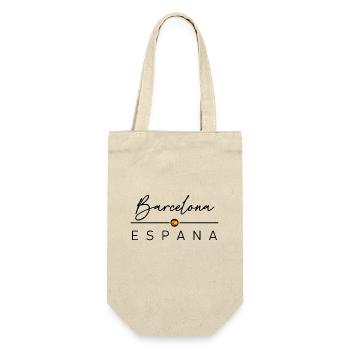 Spain - Barcelona - Spain - España - Gift Bag for Bottles - nature - Front