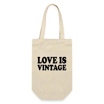 Love is vintage - Gift Bag for Bottles - nature - Front