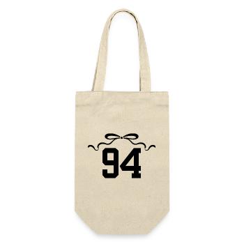 Number 94 Knot - 94th Anniversary - Gift Bag for Bottles - nature - Front
