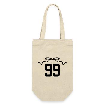 Numéro 99 noeud - 99e anniversaire - Sac à bouteille - nature - Devant