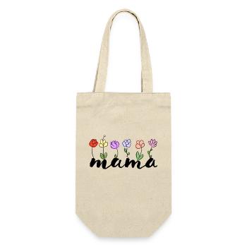 Maman - Fleurs Fête des Mères Maman - Sac à bouteille - nature - Devant