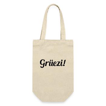 Grüezi - Schweiz - Switzerland - Swiss - Suisse - Gift Bag for Bottles - nature - Front