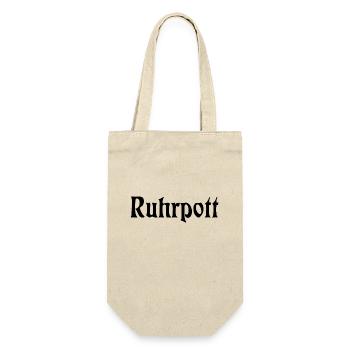 Ruhrpott - Pott - Bergbau - Kumpel - Ruhr - Shirt - Geschenkbeutel für Flaschen - Natur - Vorne