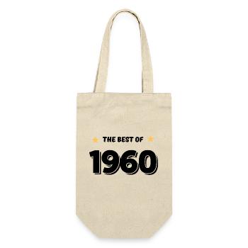 Das Beste von 1960 - Geschenkbeutel für Flaschen - Natur - Vorne