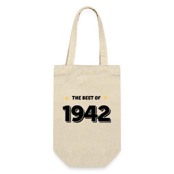 Das Beste von 1942 - Geschenkbeutel für Flaschen - Natur - Vorne