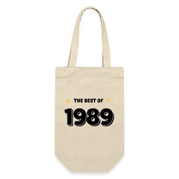 Das Beste von 1989 - Geschenkbeutel für Flaschen - Natur - Vorne