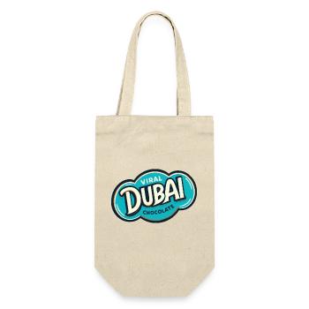 Chocolat viral de Dubaï - Sac à bouteille - nature - Devant