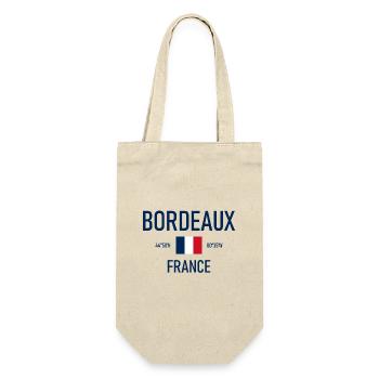 Bordeaux - France - France Flag Coordinates - Gift Bag for Bottles - nature - Front