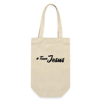 Team Jesus - Gift Bag for Bottles - nature - Front