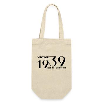 Vintage 1939 aged to perfection - Gift Bag for Bottles - nature - Front