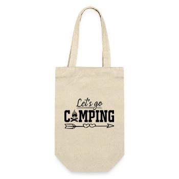 Let's go camping - Gift Bag for Bottles - nature - Front