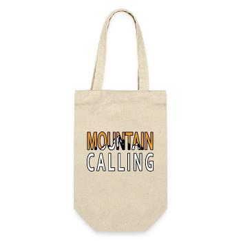 Adventure Awaits - Mountain Calling. - Gift Bag for Bottles - nature - Front