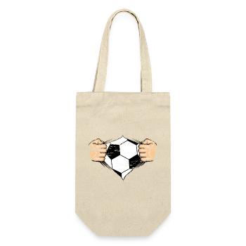 Soccer Design utilisé - Sac à bouteille - nature - Devant