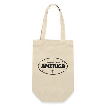 Even God Worships America - Gift Bag for Bottles - nature - Front