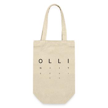 One Life – Eyetest Chart Style - Gift Bag for Bottles - nature - Front